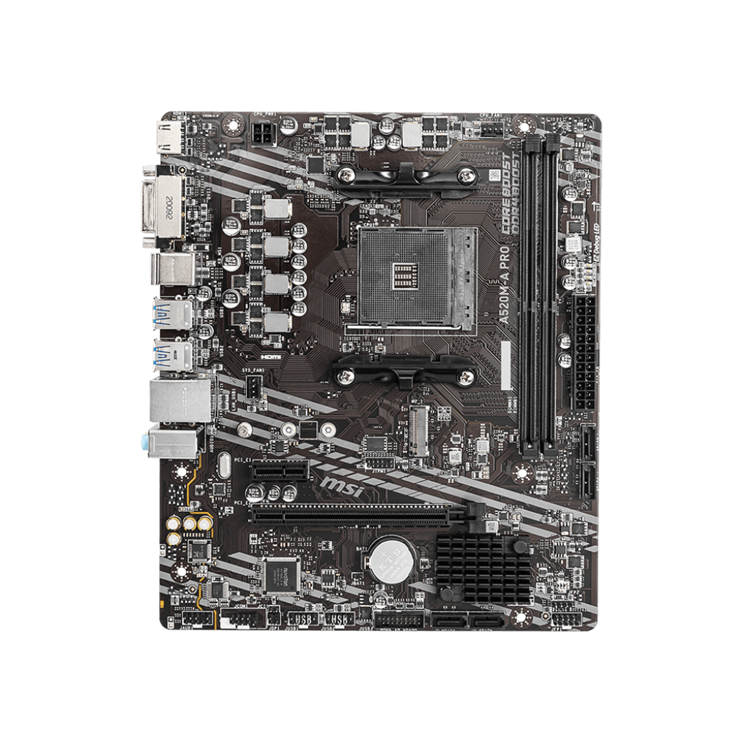 Motherboard MSI A520M-A PRO DDR4 AMD Box Micro ATX - Socket AM4